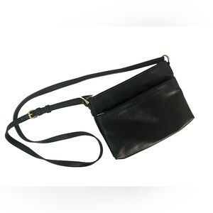 Simple and Small Black Cross Body Purse